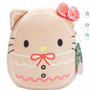 Squishmallow Hello Kitty Plush with Soft Pink Hue